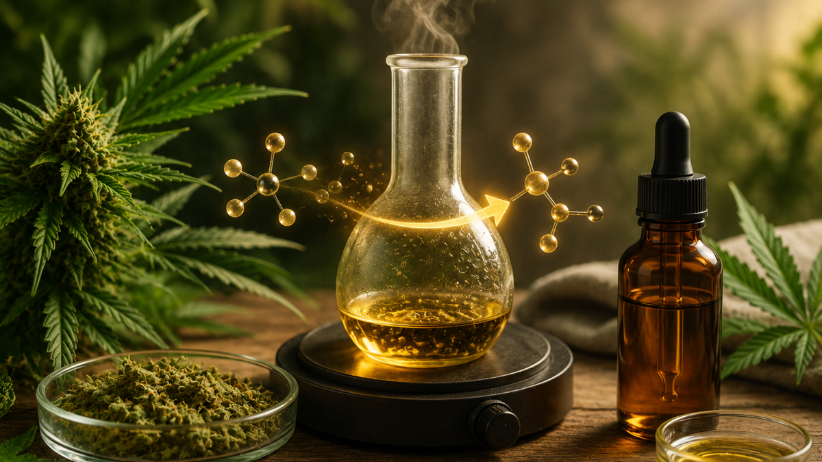La décarboxylation : le secret chimique qui réveille le vrai potentiel du CBD