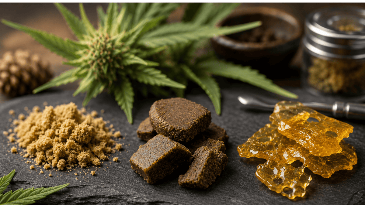 Pollens, résines et extractions CBD : comment s'y retrouver ?